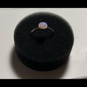 Pink Stone Pandora Ring